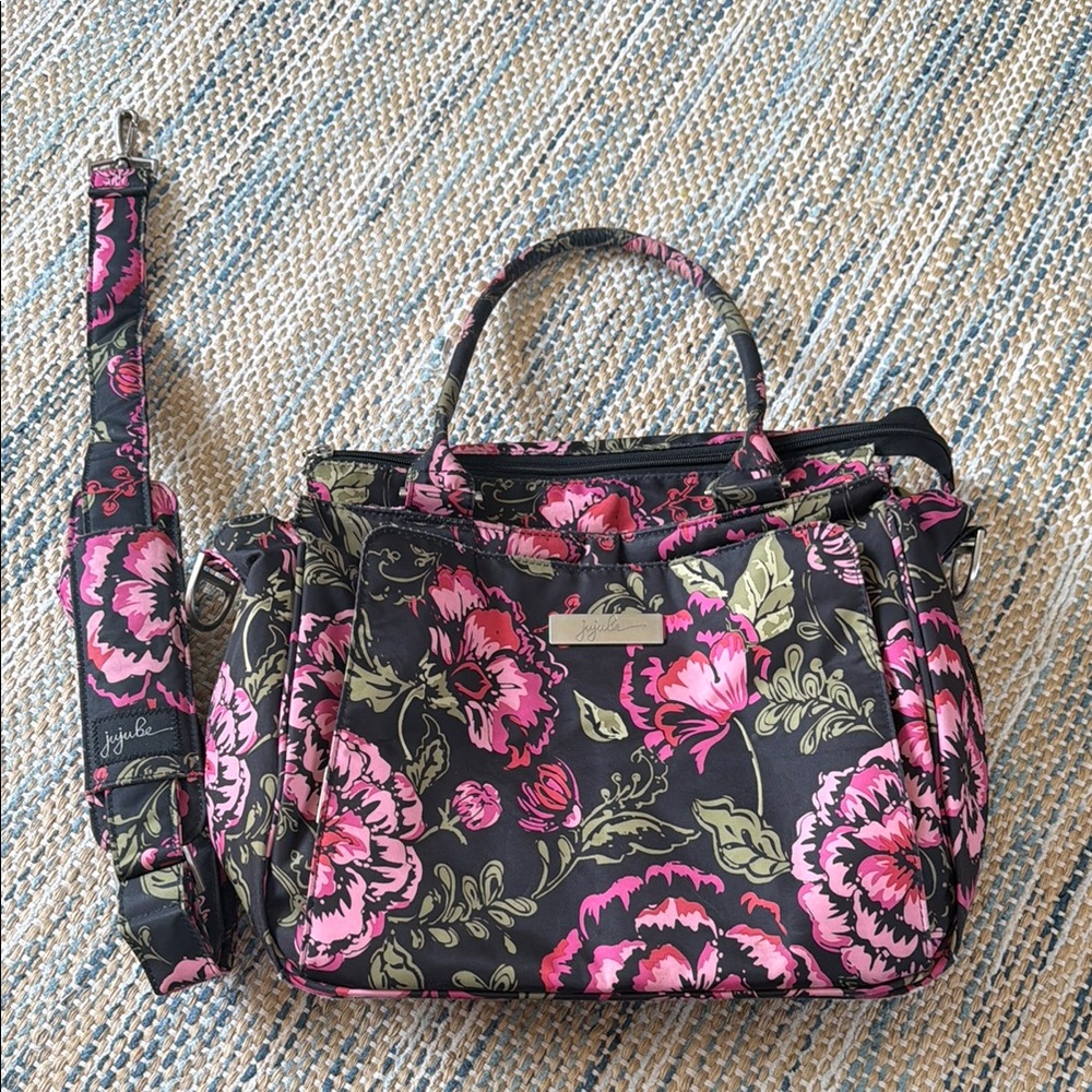 JuJuBe Floral Diaper Bag